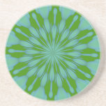 Green Bubble Zen Coaster coasters