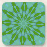 Green Bubble Zen Coaster cork coasters