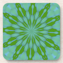 Green Bubble Zen Coaster