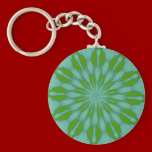 Green Bubble Zen Keychain