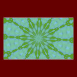 Green Bubble Zen Rectangle Sticker stickers
