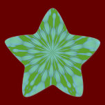 Green Bubble Zen Star Sticker stickers