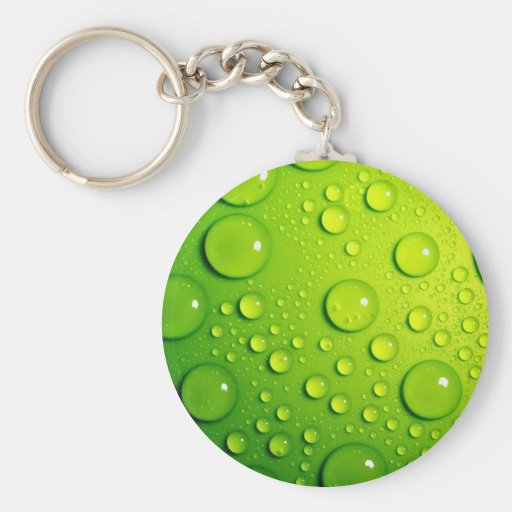 Green Bubbles Keychain