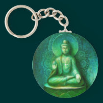 Green Buddha keychains