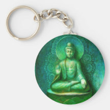 Green Buddha Keychains