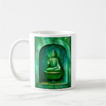 Green Buddha Mug