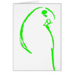 Green Budgie cards