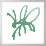 Green Bug Print