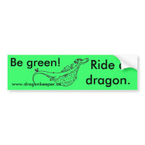 Green Bumper Sticker bumper stickers