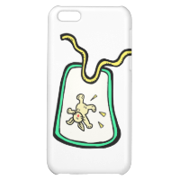green bunny bib case for iPhone 5C