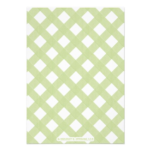 Green Burger Couples BBQ Baby Shower Invitations