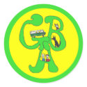 Green Bus Adventures - Sticker - Letters & Drawing by GreenBusAdventures Green Bus Adventures - Sticker - Letters & Drawing