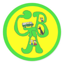 Green Bus Adventures - Sticker - Letters & Drawing by GreenBusAdventures Green Bus Adventures - Sticker - Letters & Drawing
