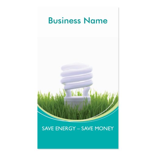 Green Business - Energy Business Cards (front side)