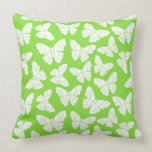 Green butterflies Pillow