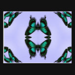 Green Butterflies Post Cards