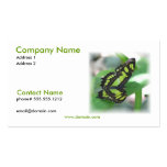 Green Butterfly Business Card