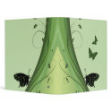 Green Butterfly Fantasy Binder binder