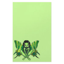 "Green Butterfly Fantasy" Stationery