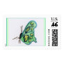 Green Butterfly Stamp