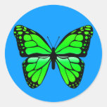 Green Butterfly Sticker