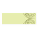 Green Butterfly & Stripe business cards by elizabethamira Green Butterfly & Stripe business cards