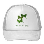 Green Butterfly Trio Baseball Cap Hat
