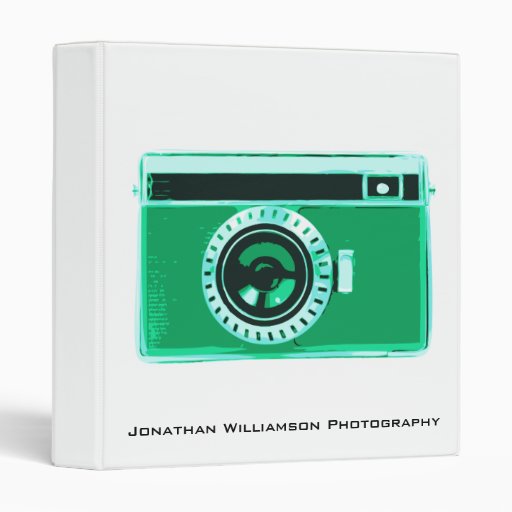 Green Camera Photography Business Binder