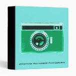 Green Camera Photography Business Binder