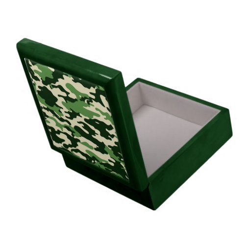 GREEN CAMO Gift Box Zazzle