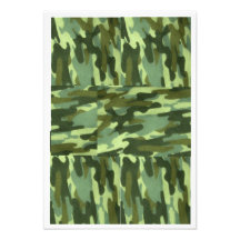 Green Camo Invitation-Surprise Party