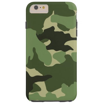 Green Camo Military Tough iPhone 6 6S Plus Cases Tough iPhone 6 Plus Case