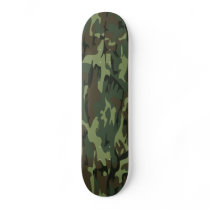 green camo skateboards