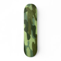 Green Camo Skateboard