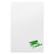 Green Cap & Diploma Customized Stationery