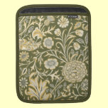 Green Carnation Tapestry Pattern ipad sleeves
