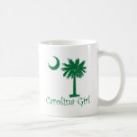 Green Carolina Girl Palmetto Coffee Mug