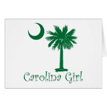 Green Carolina Girl Palmetto cards