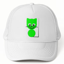 Green Cat hats by lonvig Green Cat hats