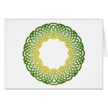 Green Celtic Circle Knotwork Cards
