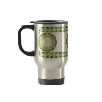 Green Celtic Circle Knotwork Mugs #2 mugs