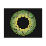 Green Celtic Circle Knotwork Postcards #2