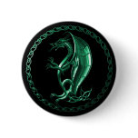 Green Celtic Dragon buttons