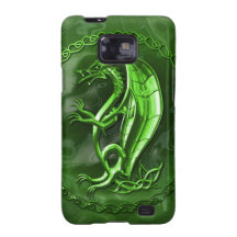 Green Celtic Dragon Galaxy SII Covers