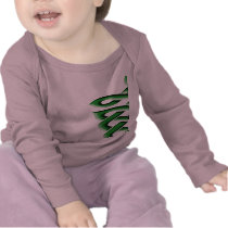 Green Celtic Knot Turtle 2-Sided Infant Longsleeve