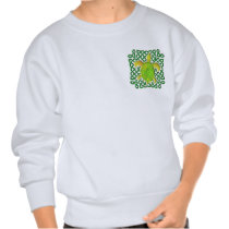 Green Celtic Knot Turtle 2-Sided Kids' Sweatshirts