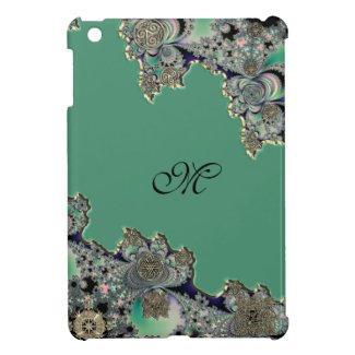 Green Celtic Mystical Fractal iPad Mini Case