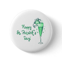 Green Champagne Pins