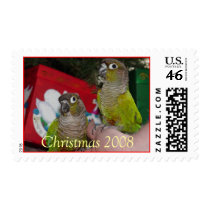 Green Cheek Christmas 2007 - Customized Postage Stamps