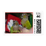 Green Cheek Christmas 2007 - Customized postage